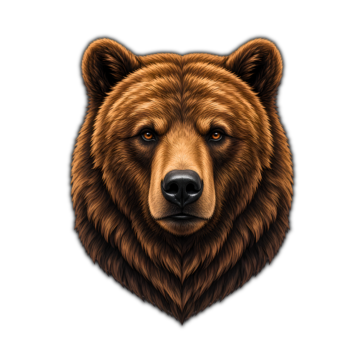 Brown Bear Sticker