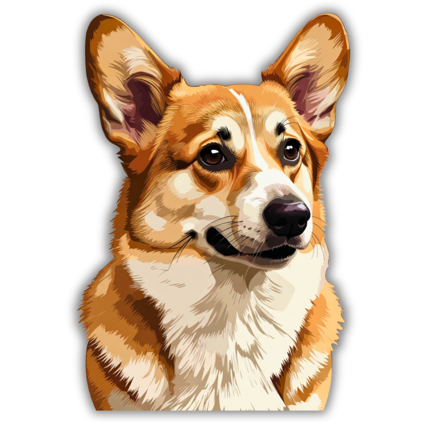 Corgi Dog Sticker