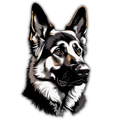 German Shepherd Sticker