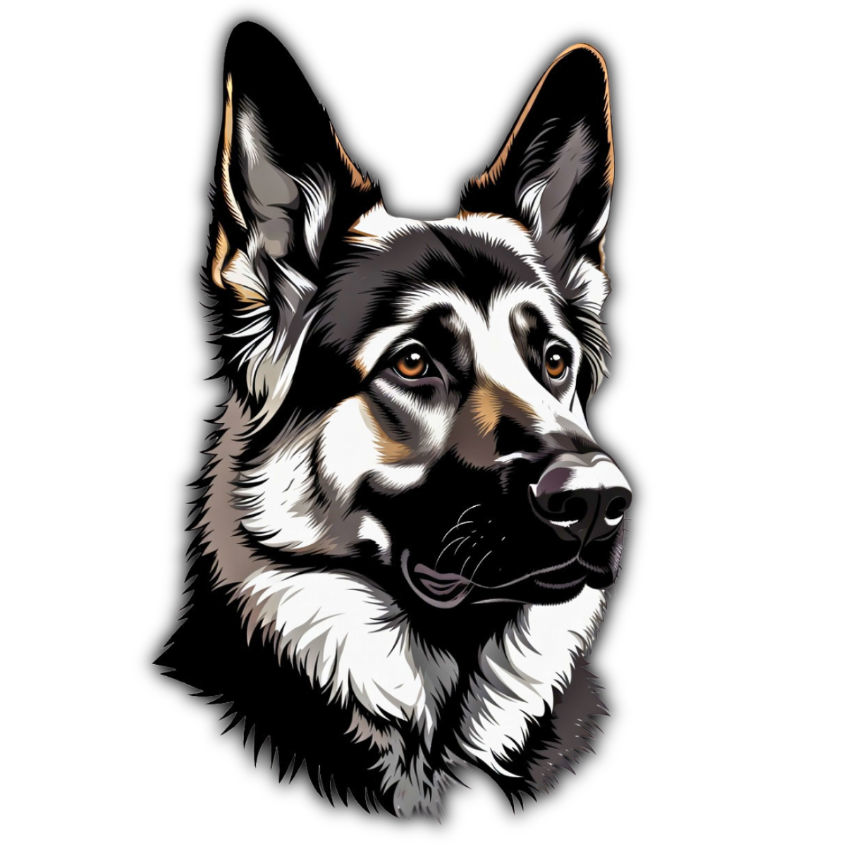 German Shepherd Sticker