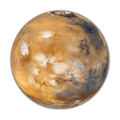 Planet Mars Sticker
